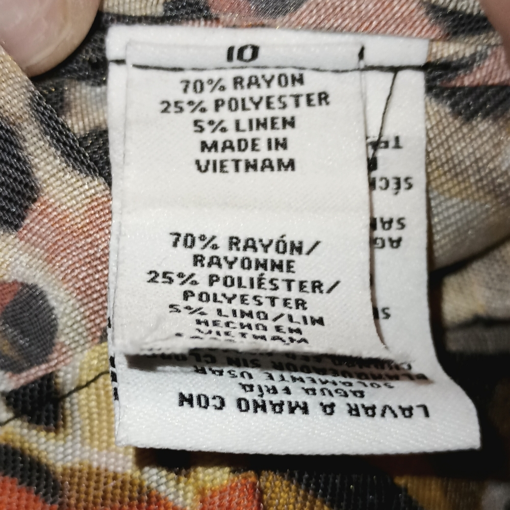 Ruby Rd. Sheer burnout jacket coat - Picture 3 of 4